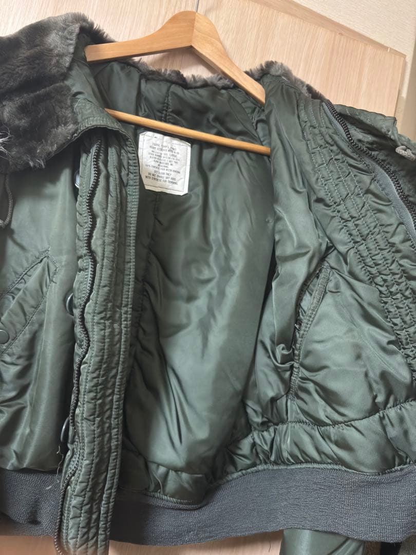 80s N-2B 実物n2b L ALPHA INDUSTRIES アルファ