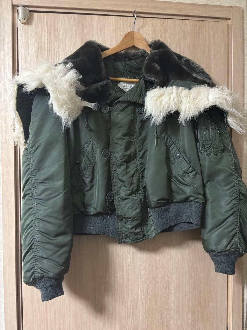 80s N-2B 実物n2b L ALPHA INDUSTRIES アルファ