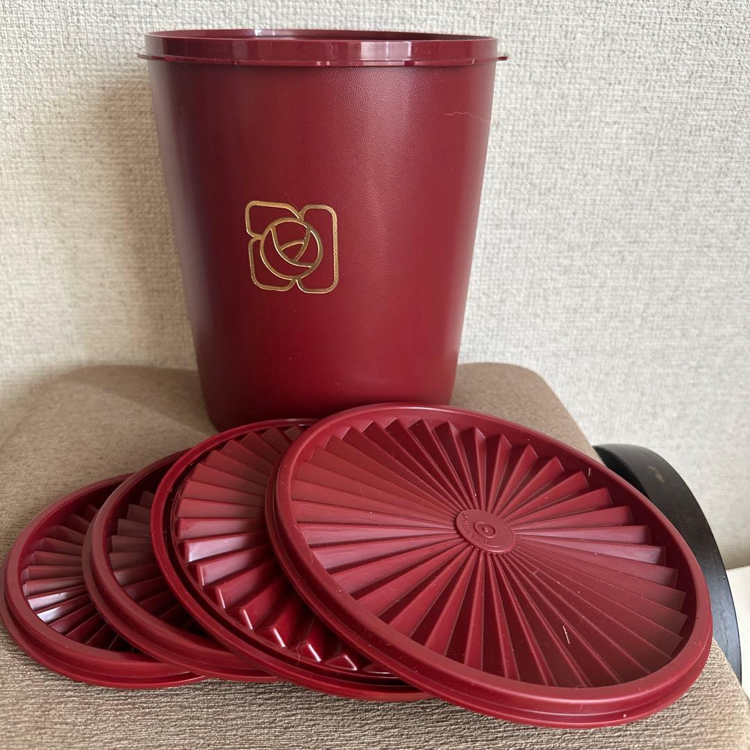 【新品未使用】タッパーウェア マキシデコレーター 4個セット