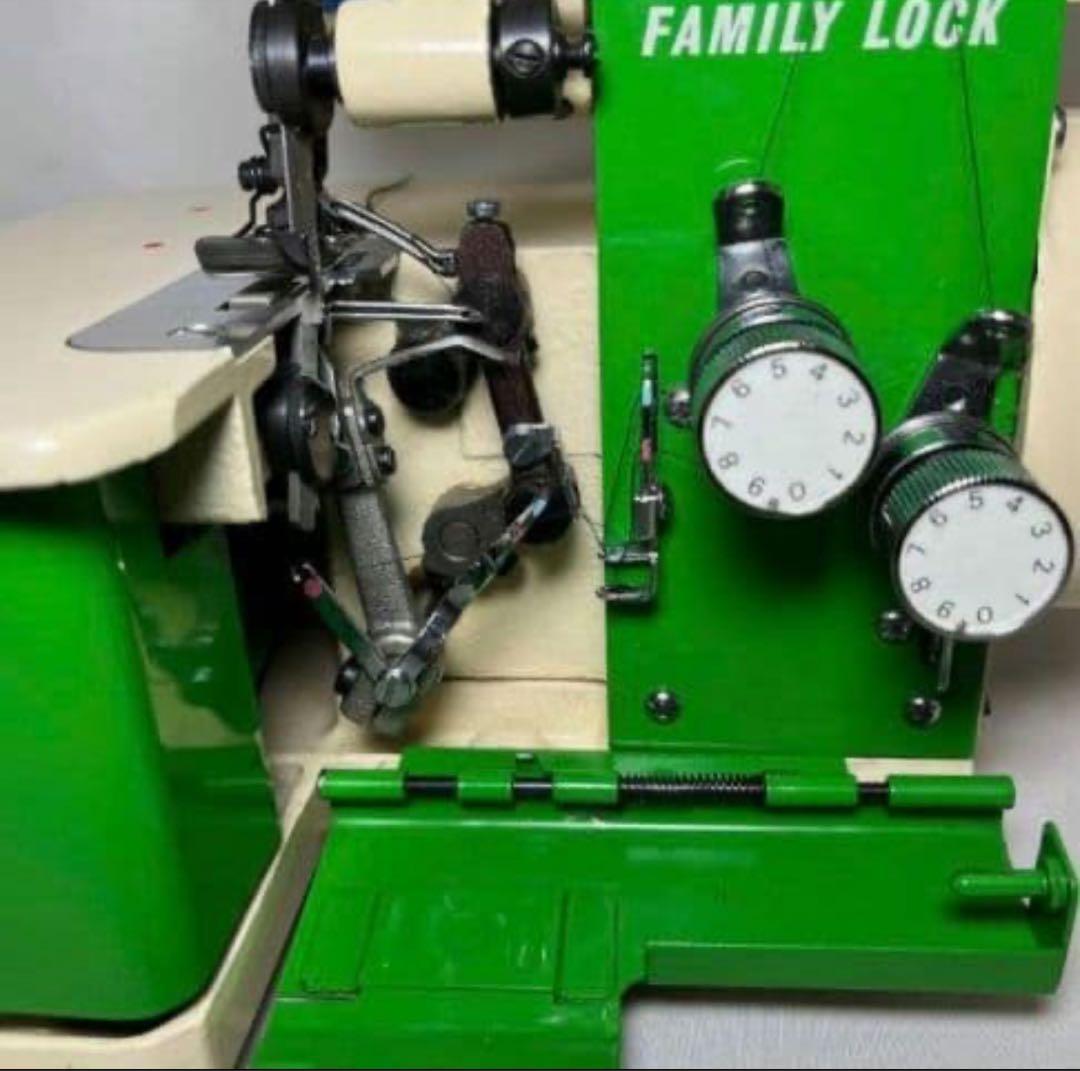 整備済 動作良好 ジャノメ FAMILYLOCK ロックミシン FR-750