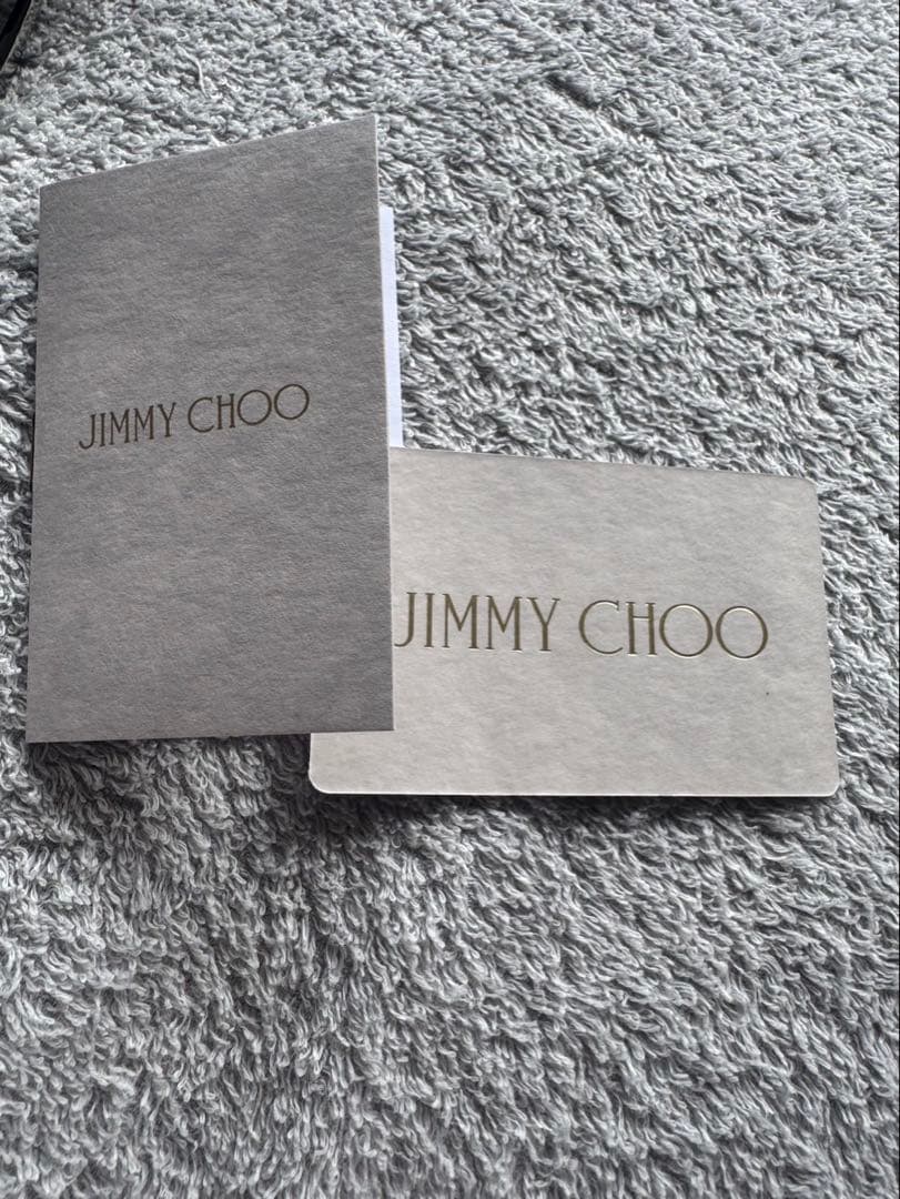 未使用 JIMMY CHOO シルバー スタースタッズ クラッチバッグ
