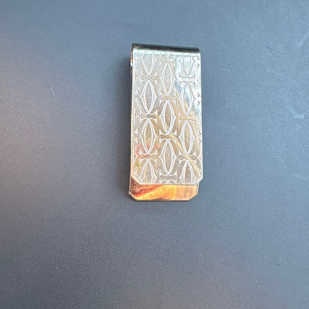 カルティエ マネークリップ Cドゥ 2C デコール ハッピーバースディ