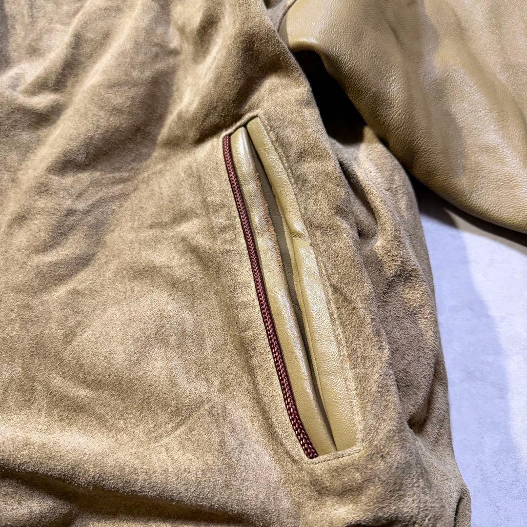 AVIREX Sun Dance レザースタジャン 本革 大きいサイズ 4XL