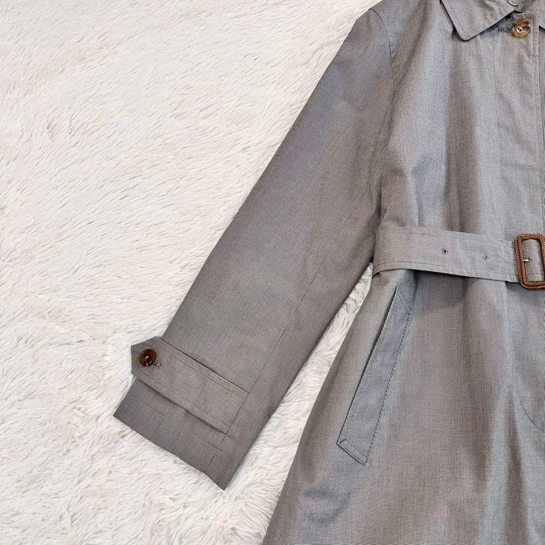 マーガレットハウエル ウールライナー付 ステンカラー トレンチコート ベルト L