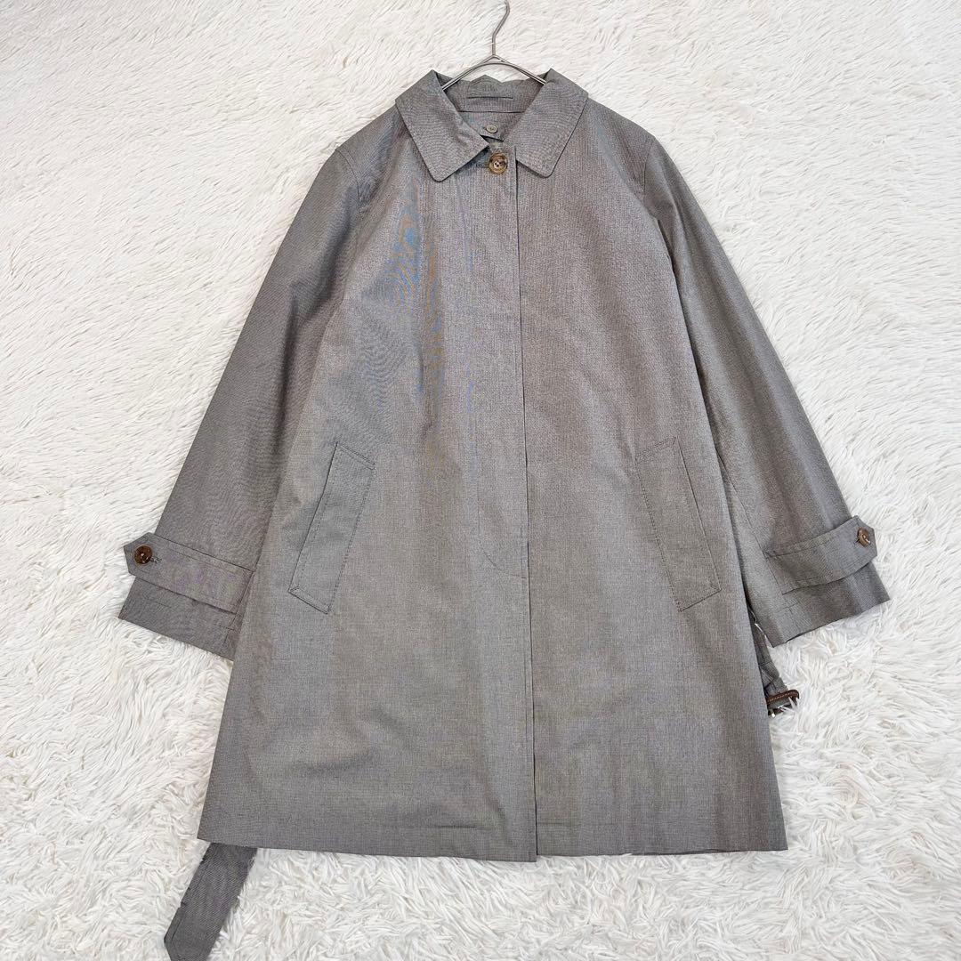 マーガレットハウエル ウールライナー付 ステンカラー トレンチコート ベルト L