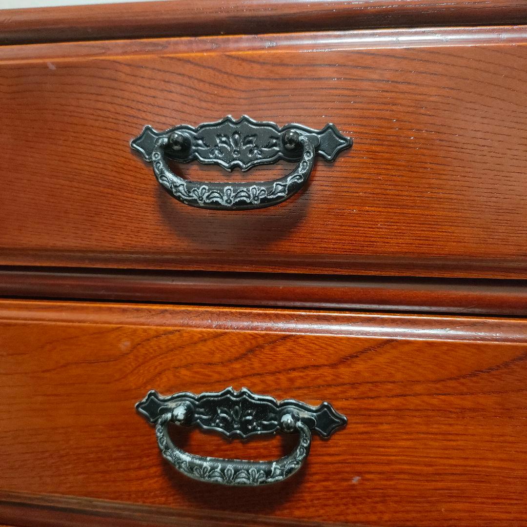 民芸家具 10段チェスト 木製 多段 引き出し 箪笥 収納 和モダン 昭和レトロ