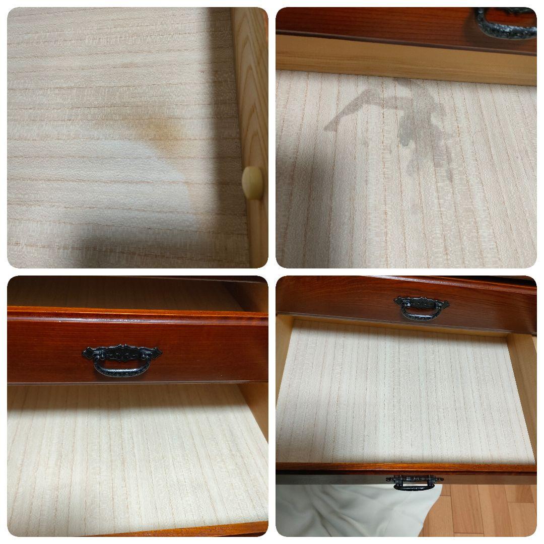 民芸家具 10段チェスト 木製 多段 引き出し 箪笥 収納 和モダン 昭和レトロ