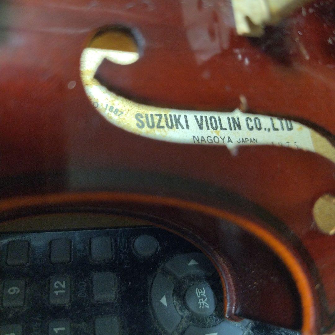 ♥4才前後の子供用♥スズキバイオリン1/10品番220メンテ済♥弓ケ―ス松脂付き