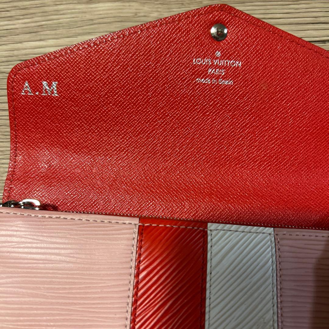 ルイヴィトン　長財布　ピンク