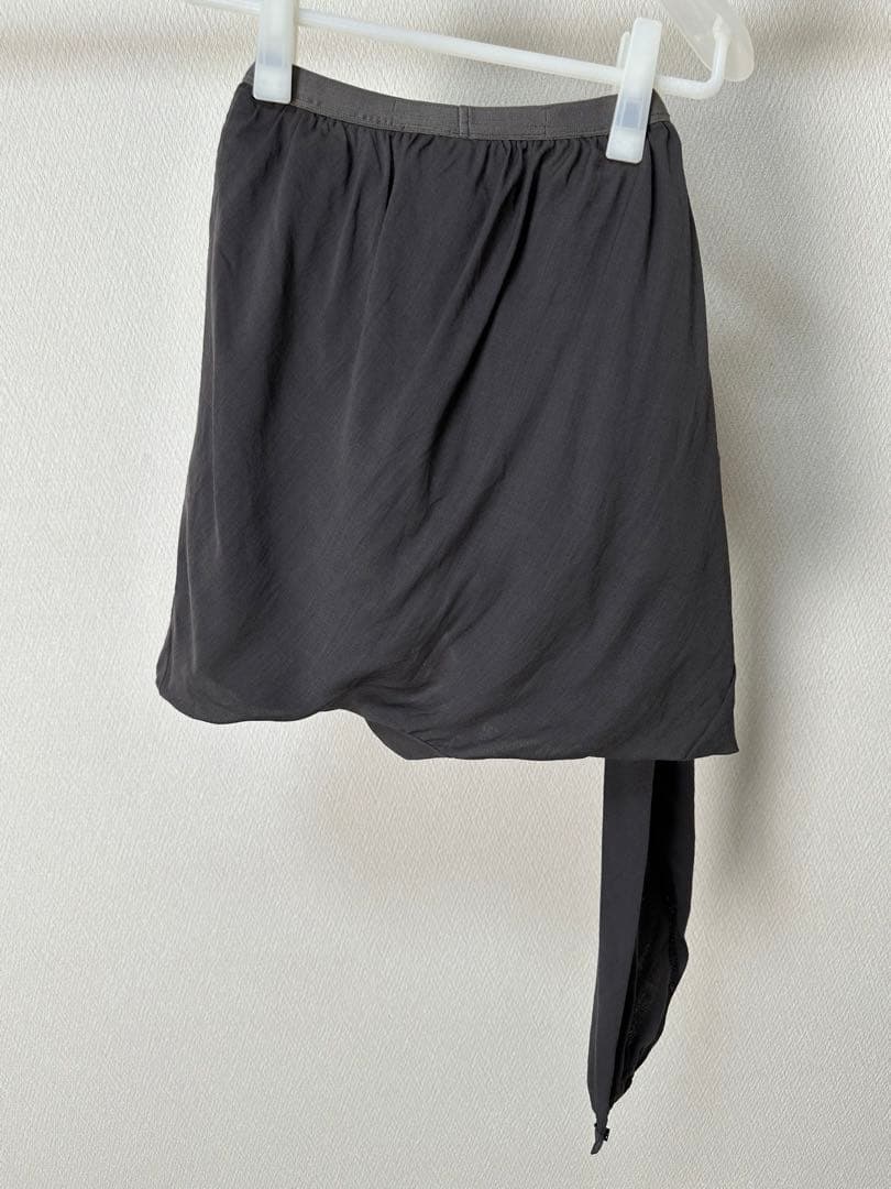 リックオウエンス 変形ウエストパーツ付き ショートパンツ