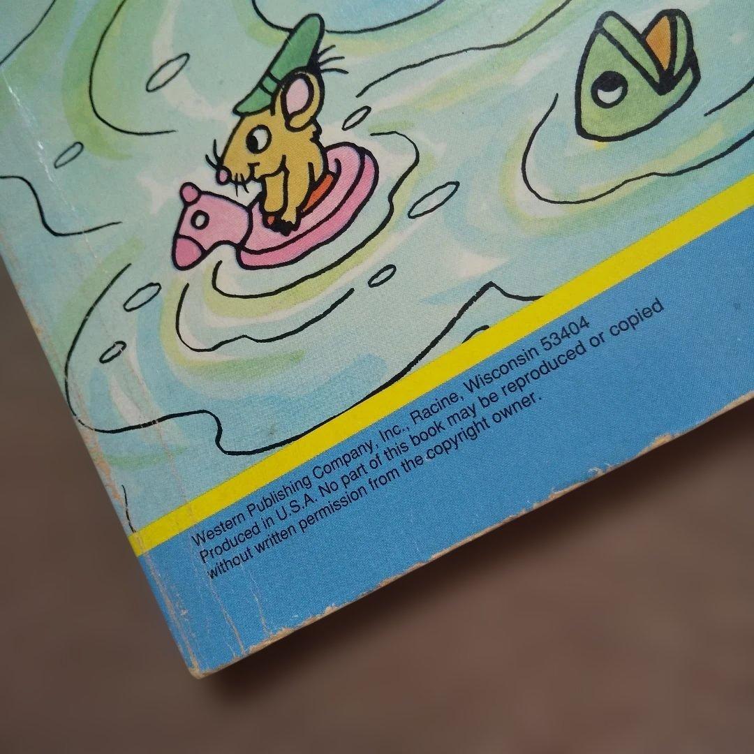 訳あり リチャード・スキャリー 水で描くアートブック 水ぬり絵 1990年代