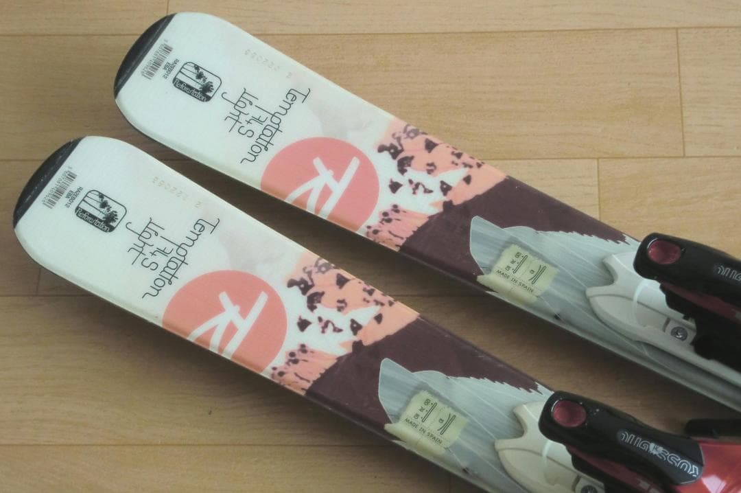 ■■送料無料■ROSSIGNOL■女性用スキー4点セット■板136/靴23.5■