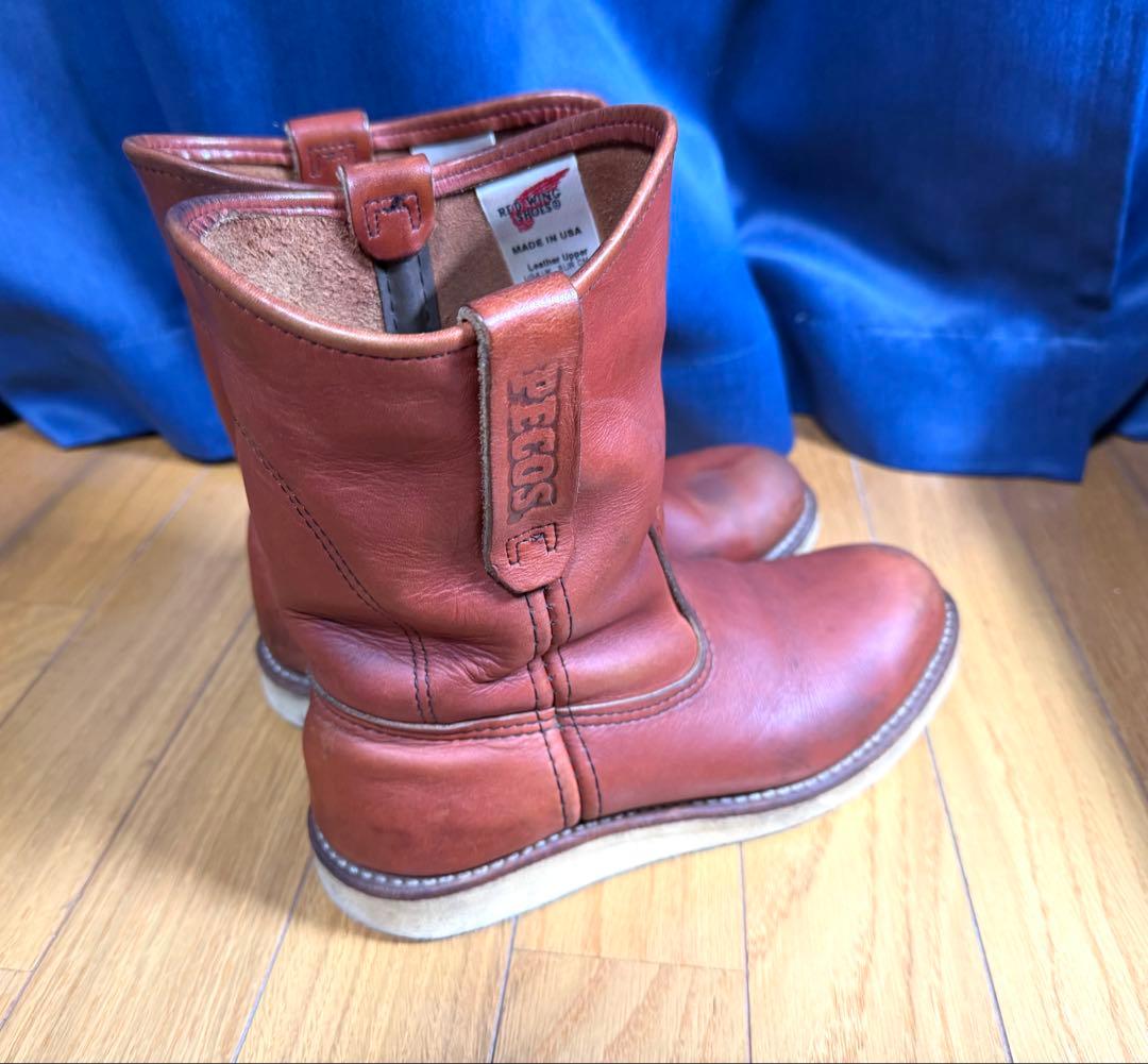中古レッドウィングの8866 ペコスJP 24.0 USA 6D REDWING