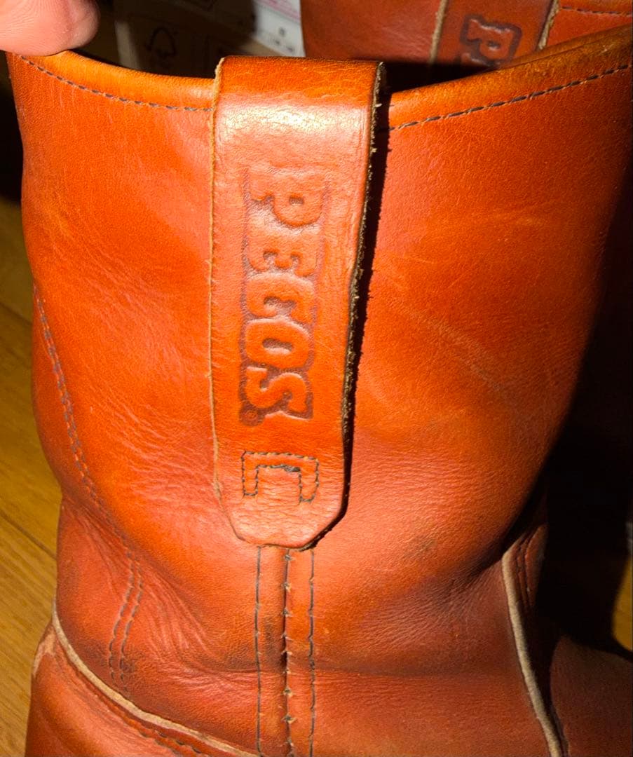 中古レッドウィングの8866 ペコスJP 24.0 USA 6D REDWING