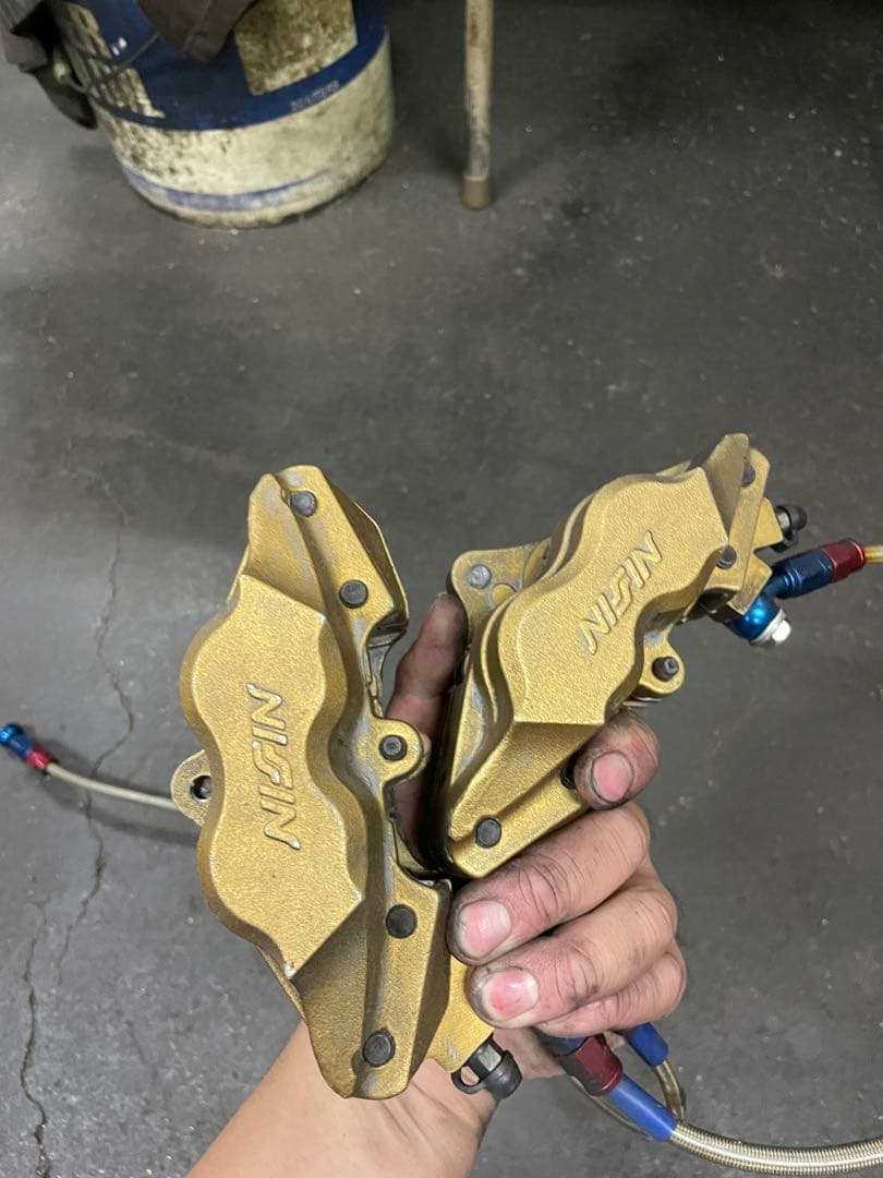 ZRX400 後期　ニッシン　nissin4potキャリパー