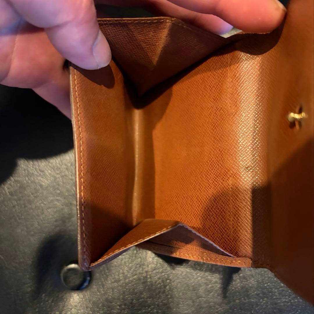 美品　LOUIS VUITTON ルイヴィトン 三つ折り財布 モノグラム