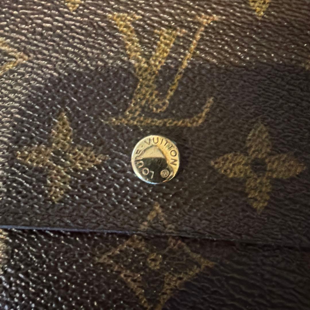 美品　LOUIS VUITTON ルイヴィトン 三つ折り財布 モノグラム