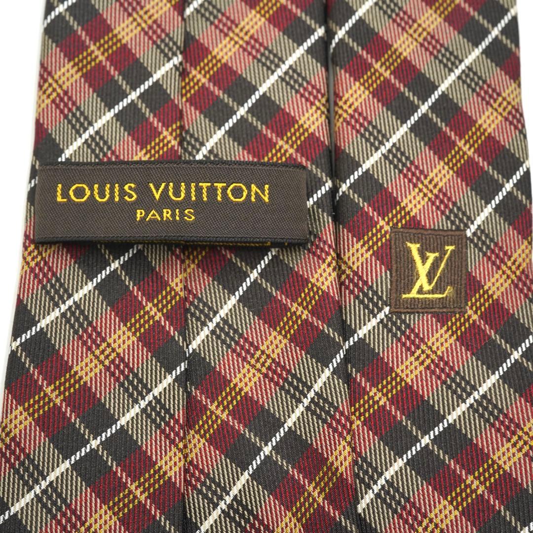 ✨新品未使用✨　LOUIS VUITTON ネクタイ　チェック　クリスマスカラー