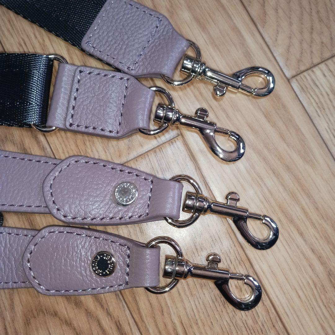 ラシット♥美品♥ショルダーバッグ♥2Way♥グレーピンク♥