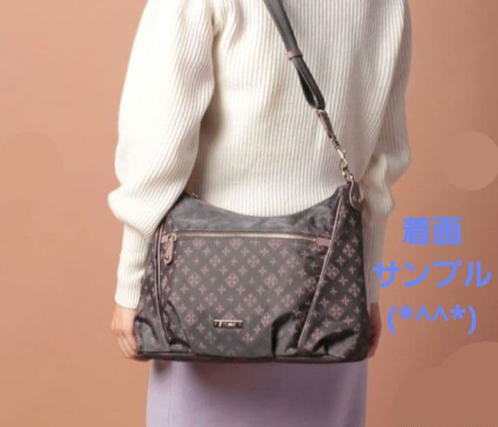 ラシット♥美品♥ショルダーバッグ♥2Way♥グレーピンク♥
