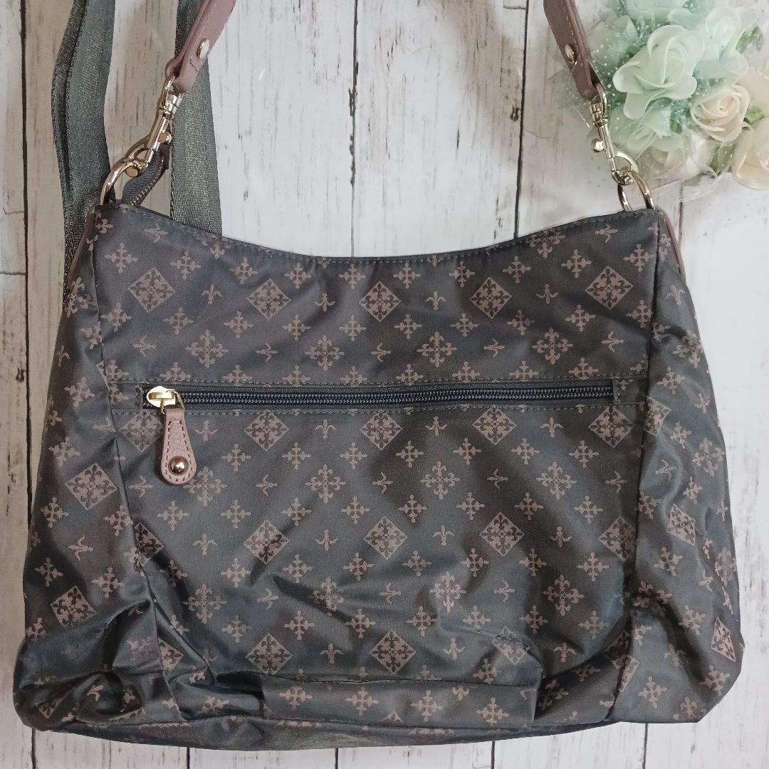 ラシット♥美品♥ショルダーバッグ♥2Way♥グレーピンク♥