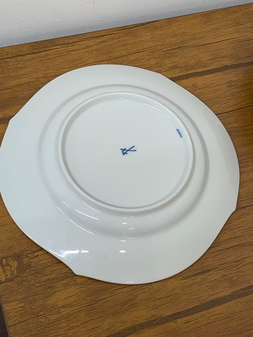 さくら様 マイセン　Meissen 2枚 剣マークお皿 双剣プレート