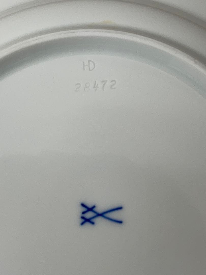 さくら様 マイセン　Meissen 2枚 剣マークお皿 双剣プレート