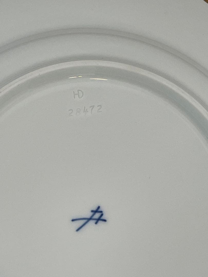 さくら様 マイセン　Meissen 2枚 剣マークお皿 双剣プレート