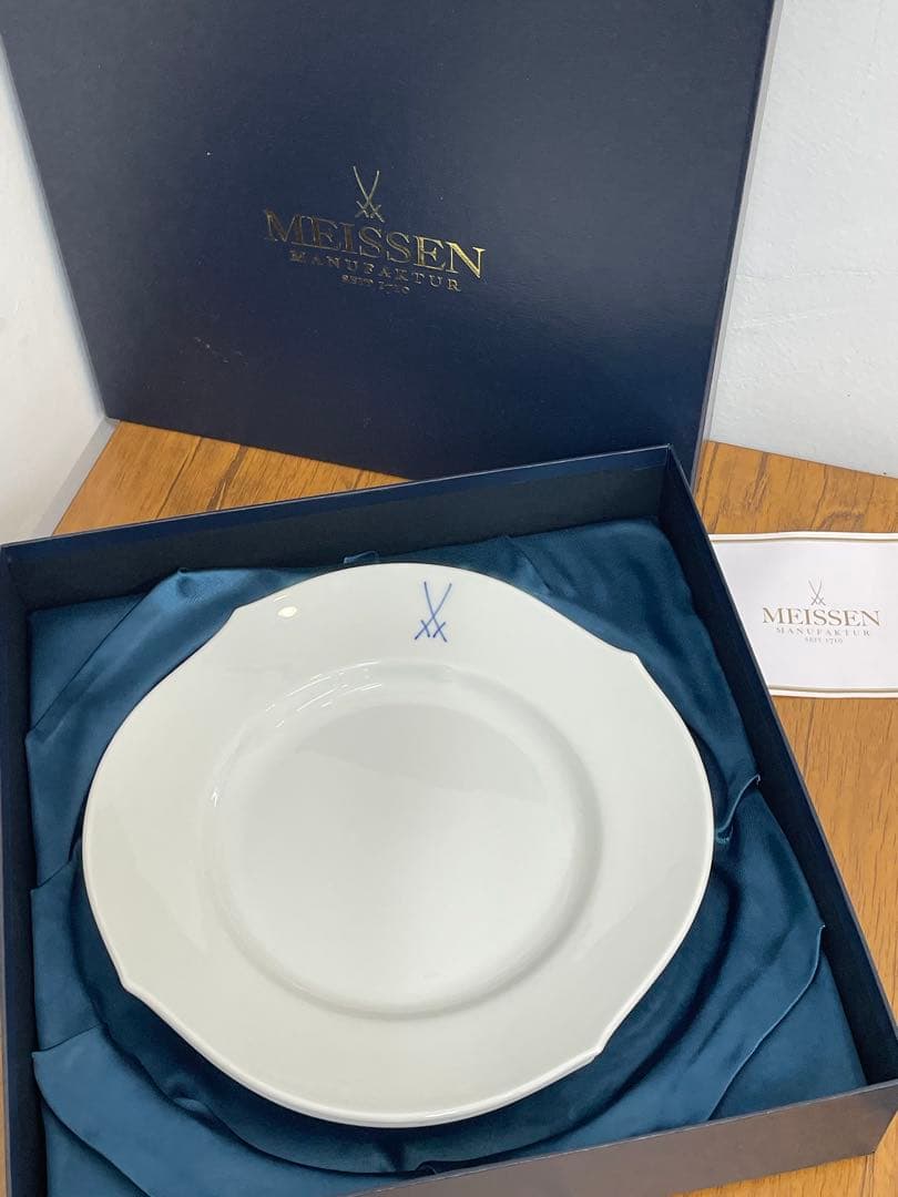 さくら様 マイセン　Meissen 2枚 剣マークお皿 双剣プレート
