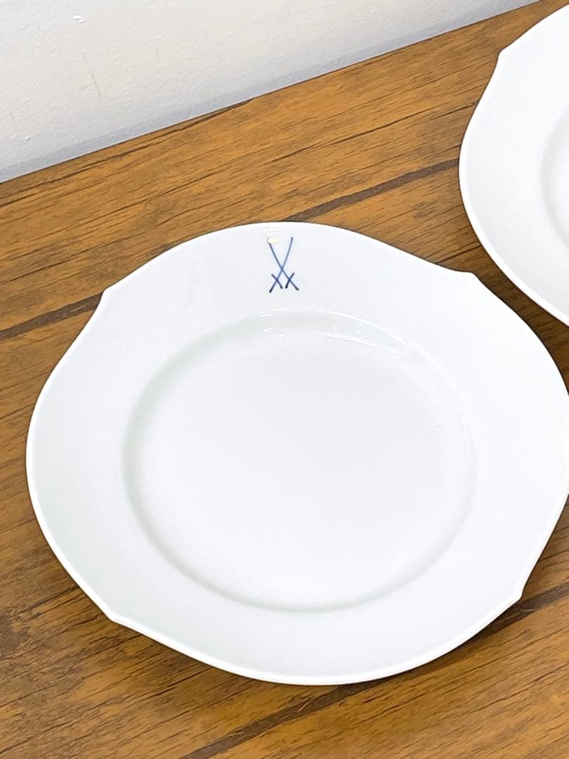 さくら様 マイセン　Meissen 2枚 剣マークお皿 双剣プレート