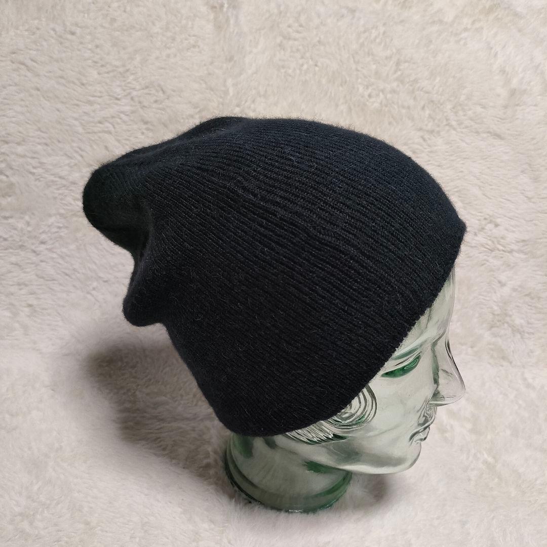 まさ様【✨新品✨】Theory セオリー◎アルパカ混リブ編みニット帽　黒
