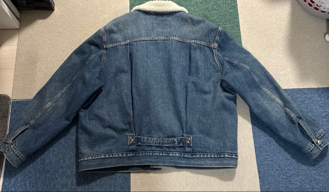極美品XL Levi’s TYPEⅠ シェルパトラッカー デニムジャケット