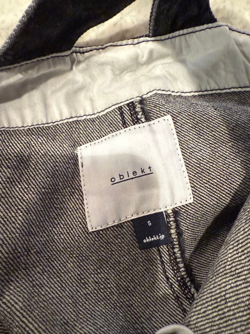 naoさま専用　oblekt 高山都さんコラボ　デニムオーバーオール　サロペット