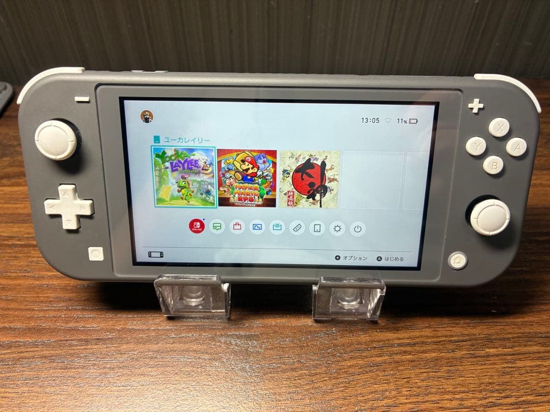Nintendo Switch Lite グレー　本体+液晶フィルム（新品）