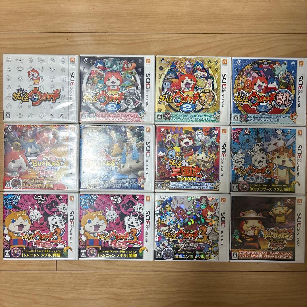 シャンク品　3ds妖怪ウォッチシリーズ　+ メダル103枚