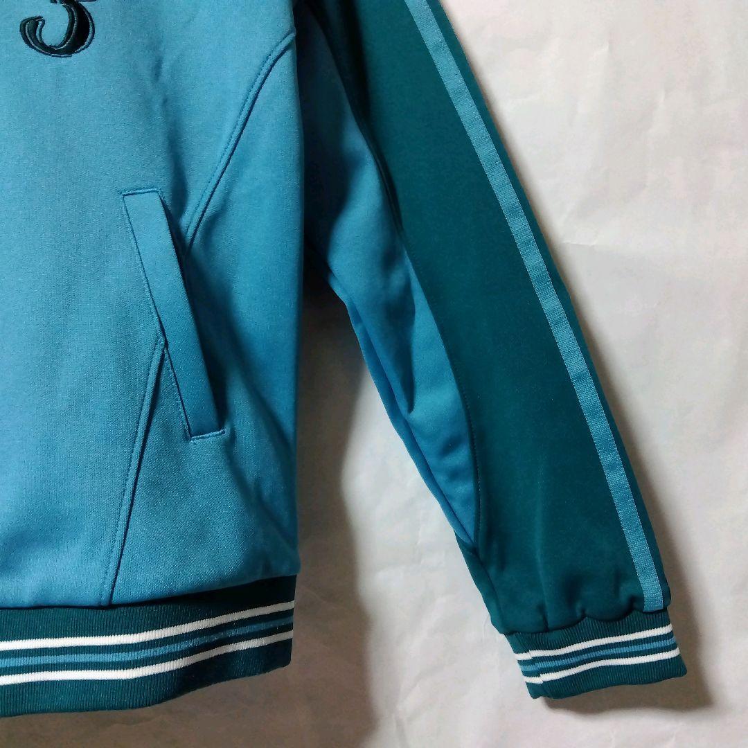 00s adidas 刺繍 トラックジャケット デカロゴ リンガー あのちゃん