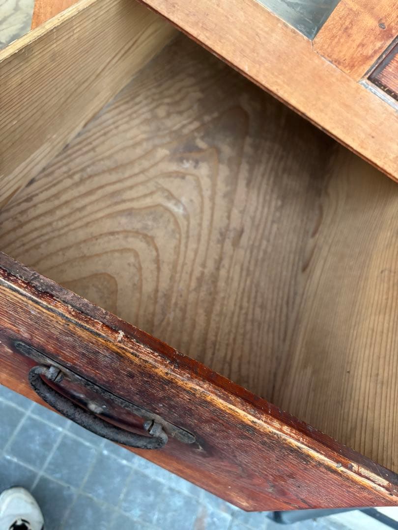 限定値下げ！　引取限定　時代家具　階段箪笥　アンティーク　年代物　左下り　無垢