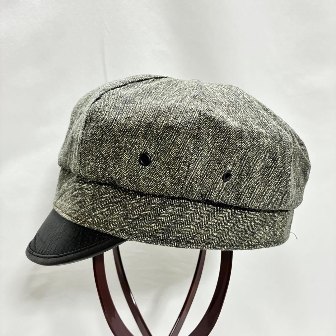 RRL ダブルアールエル レザートリム モーターサイクル キャップ