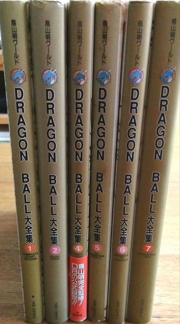 DRAGON BALL 大全集 6冊セット（3巻のみなし）