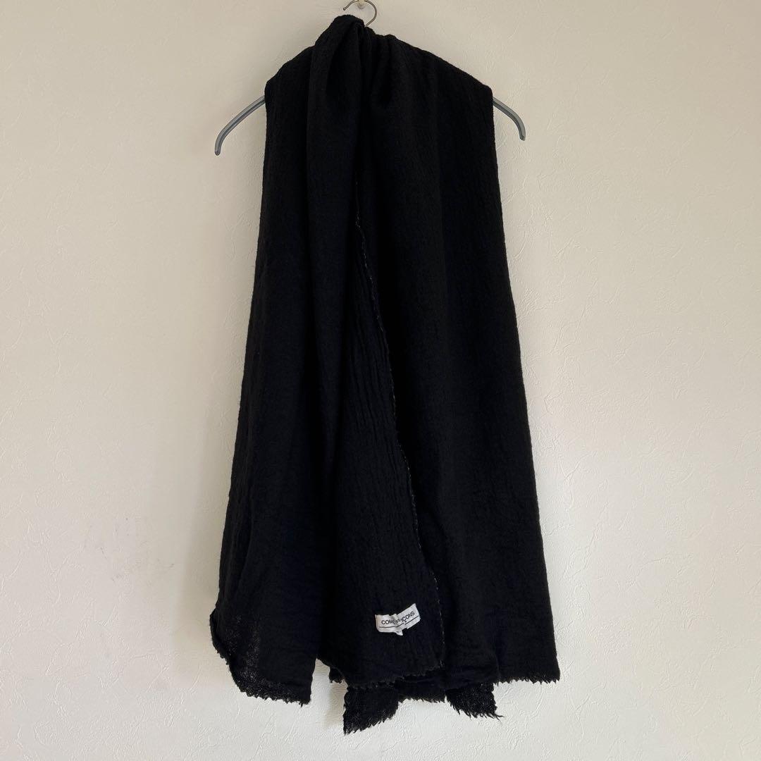 COMME des GARÇONS 黒マフラー