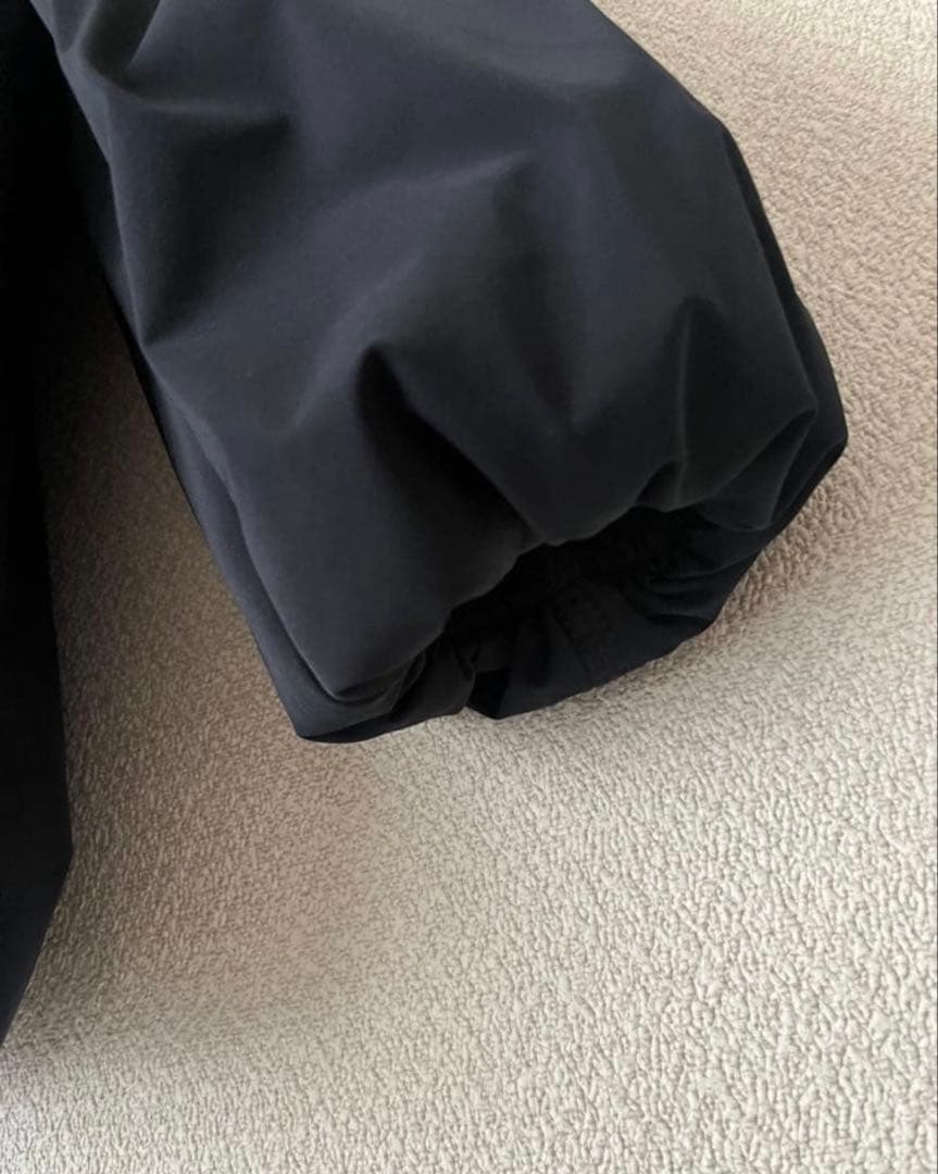 GANNI ネイビー　ボンバー　中綿　MA-1 ジャケット　ブルゾン　XXS