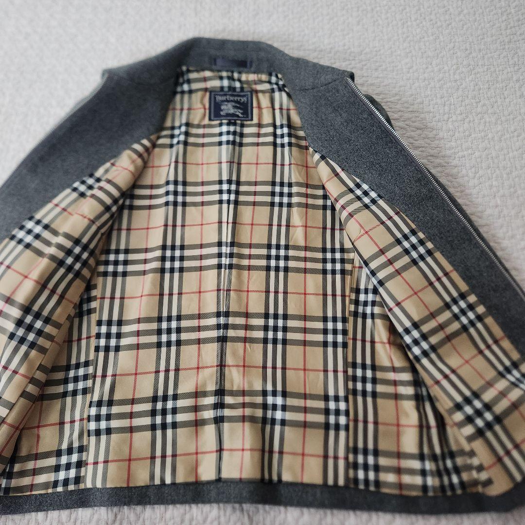 バーバリー　ウールジャケット　ジップ　スイングトップ　ジャンバー