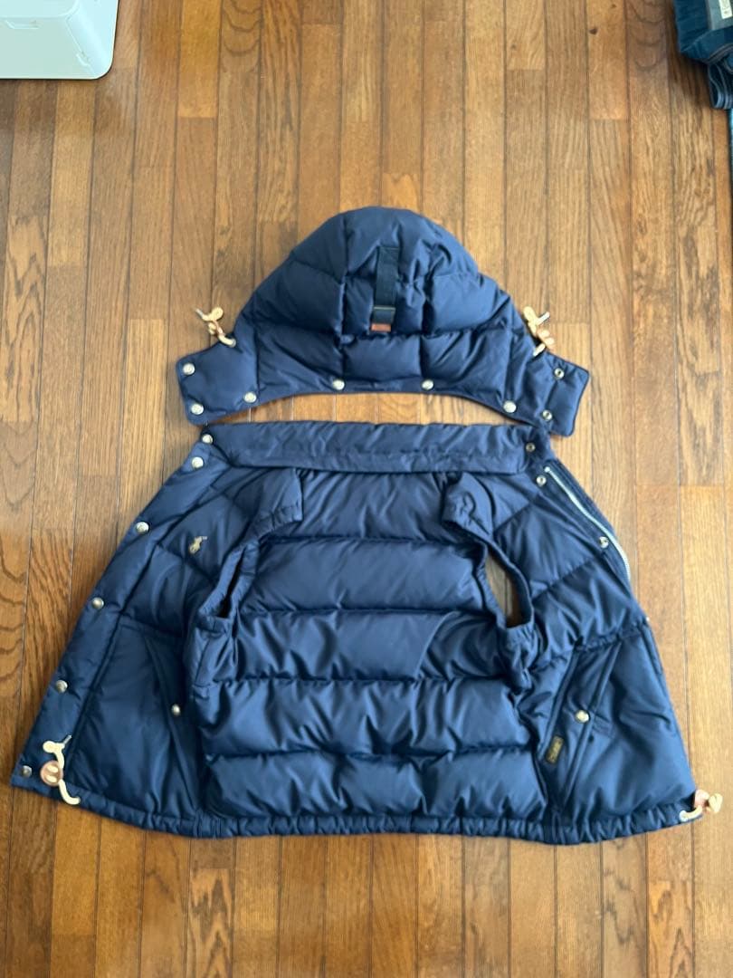 ラルフローレン　ダウンベスト フード付き