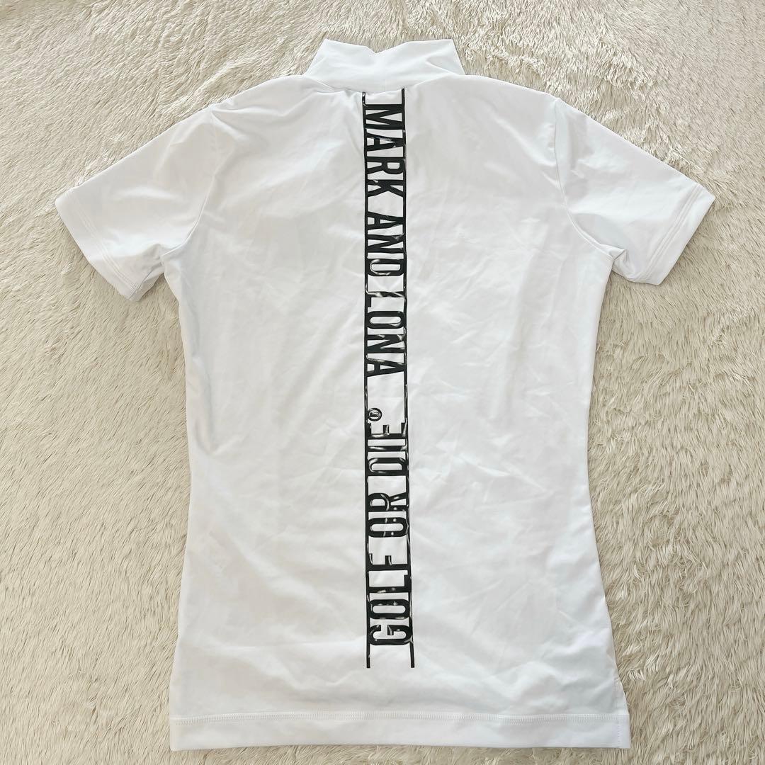 新品タグ付き未使用　MARK&LONA 半袖モックネックシャツ 36
