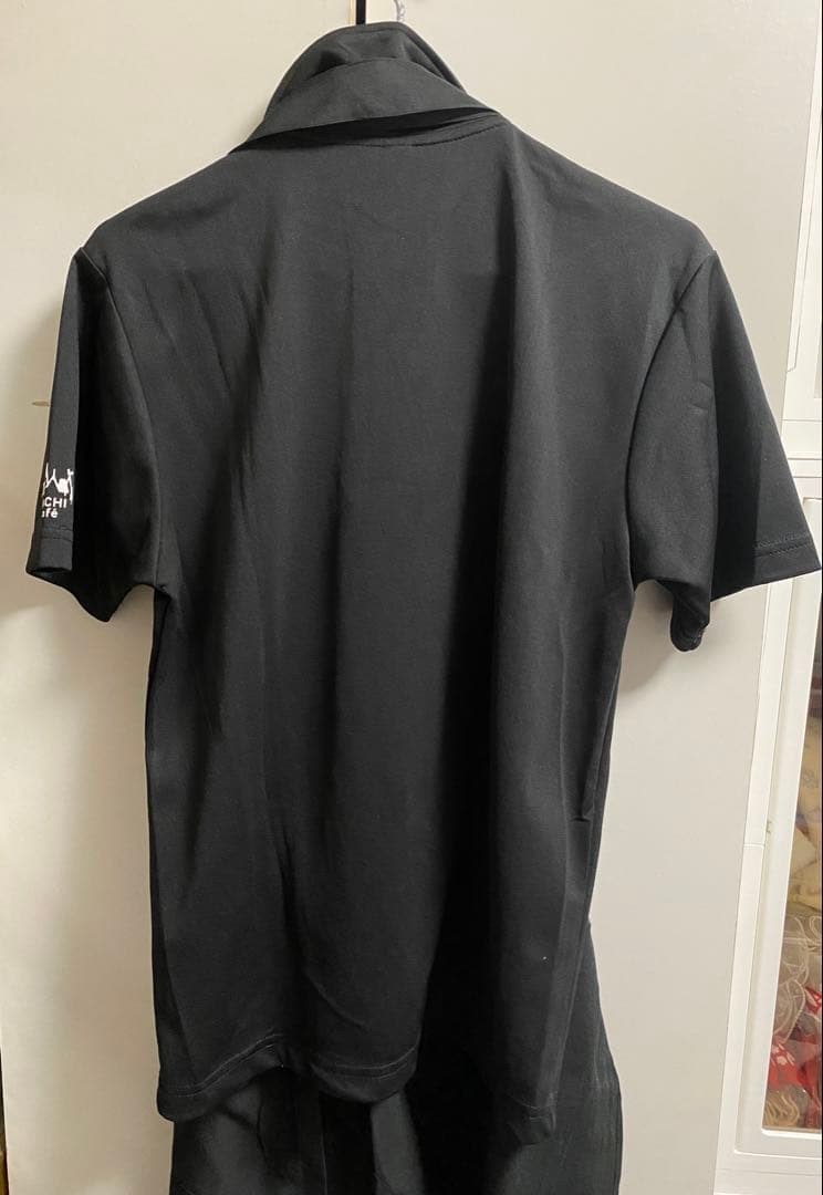 ローソン　MACHI café ファンタジスタ　エプロン ポロシャツSサイズ　黒