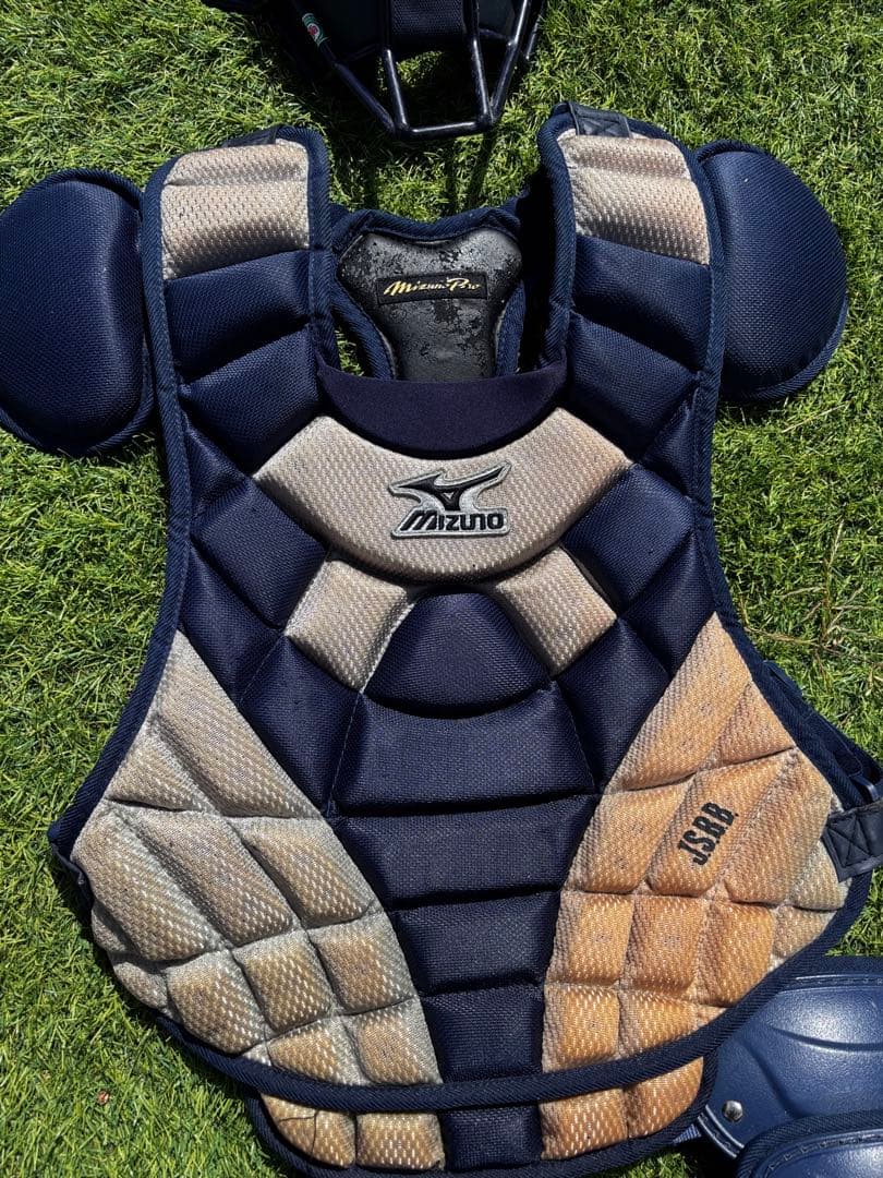 軟式用　キャッチャー防具　ミズノ