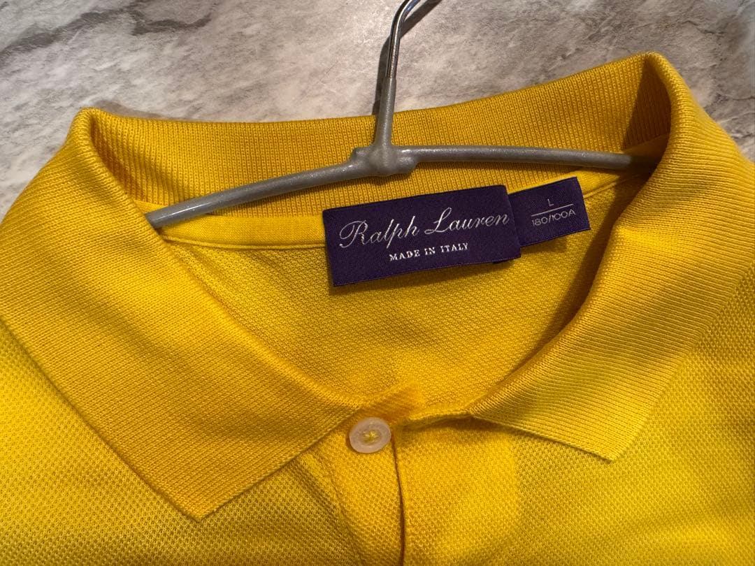 Ralph Lauren purple label イエローポロシャツ