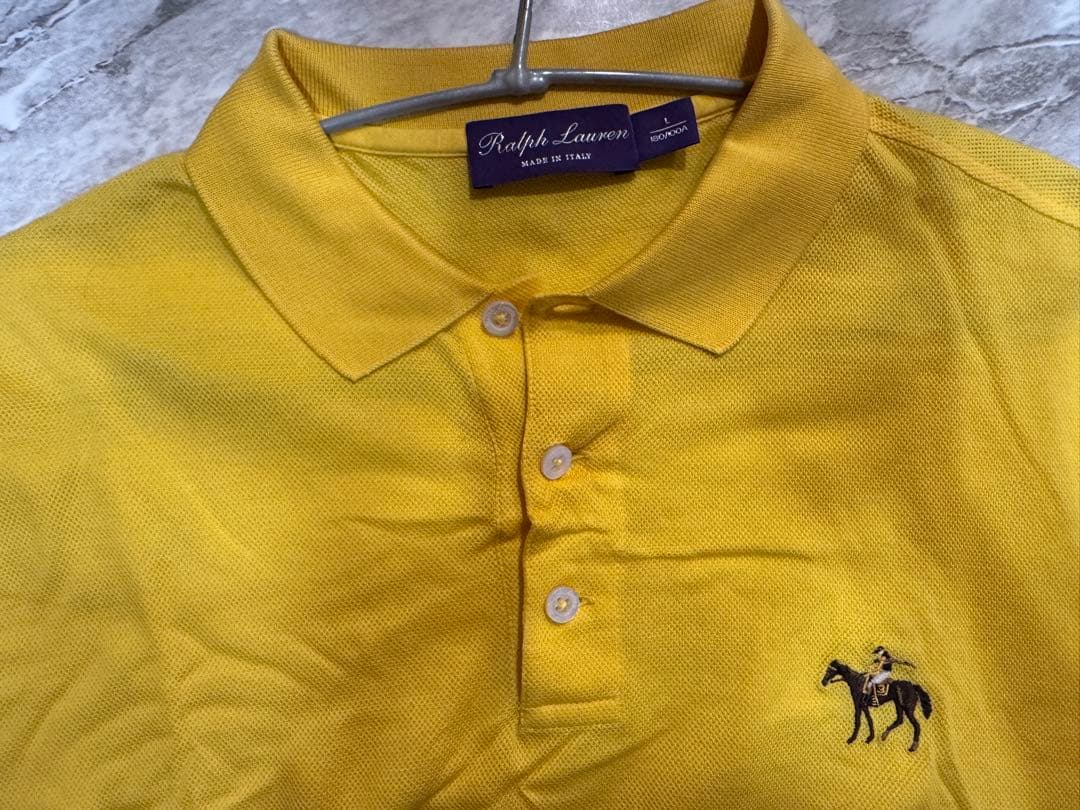 Ralph Lauren purple label イエローポロシャツ