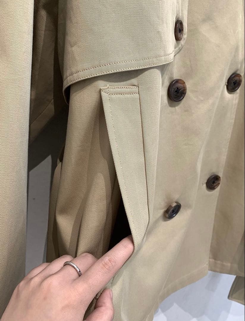 ジャケット・アウター CLANE SHORT TRENCH COAT