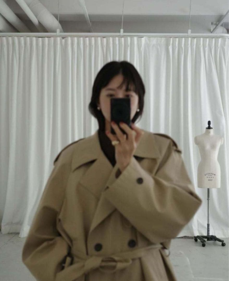 ジャケット・アウター CLANE SHORT TRENCH COAT